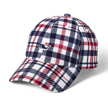 Kids' Plaid Baseball Hat - Red/navy (red/blue) - Vineyard Vines For Target, Kids Unisex