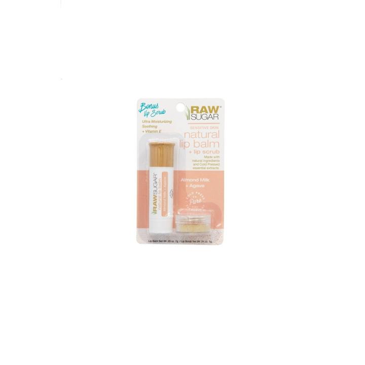 Raw Sugar Almond Milk And Agave Sensitive Lip Care