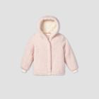 Girls' Cozy Hooded Sherpa Coat - Cat & Jack Pink
