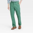 Men's Straight Fit Chino Pants - Goodfellow & Co Dusky Green