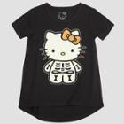 Toddler Girls' Hello Kitty Short Sleeve T-shirt - Black