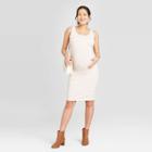 Snake Print Sleeveless T-shirt Maternity Dress - Isabel Maternity By Ingrid & Isabel Beige
