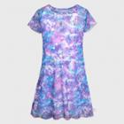Girls' Disney The Little Mermaid Ariel Woven Dress - 4 - Disney Store, Grey/white