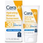 Cerave 100% Mineral Tinted Face Sunscreen - Spf