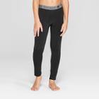Boys' Power Core Brushed Compression Leggings - C9 Champion Solid Black S, Boy's,