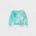 Toddler Girls' Sherpa Pullover - Cat & Jack Turquoise