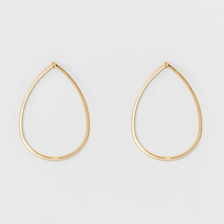 Metal Drop Earrings - A New Day Gold,