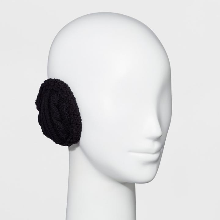 Degrees By 180s Women's Cable Knit Ear Warmer - Black