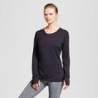 Women's Long Sleeve Ventilated Tech T-shirt - C9 Champion - Black