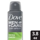 Dove Men+care 72-hour Dry Spray Antiperspirant & Deodorant - Extra Fresh