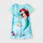 Toddler Girls' Disney Princess Little Mermaid Nightgown - Green