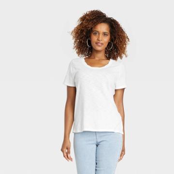 Women's Short Sleeve T-shirt - Knox Rose White