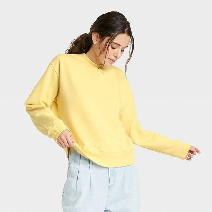 Women's Sweatshirt - A New Day Yellow