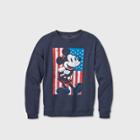 Women's Disney Mickey Mouse Flag Graphic Sweatshirt (juniors') - Navy Xs, Women's, Blue