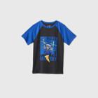 Petiteboys' Short Sleeve Raglan Graphic T-shirt - Cat & Jack Black/blue