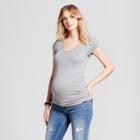 Target Maternity V-neck T-shirt - Isabel Maternity By Ingrid & Isabel Medium Heather Gray