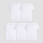 Fruit Of The Loom Boys' 4 + 1 Bonus Pack T-undershirt - White