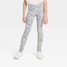 Girls' Doodle Art Leggings - Cat & Jack Gray