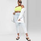 Women's Plus Size Tube Top - Wild Fable Electric Yellow