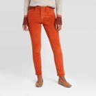 Women's High-rise Corduroy Skinny Jeans - Universal Thread Brown