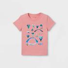 Toddler Boys' Shark Teeth Graphic Short Sleeve T-shirt - Cat & Jack Pink