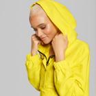 Women's Button Front Windbreaker Jacket - Wild Fable Yellow