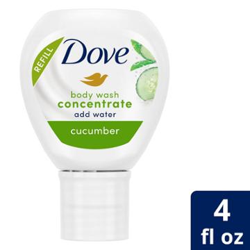 Dove Beauty Cucumber Concentrate Body Wash Refill - 4 Fl Oz/makes