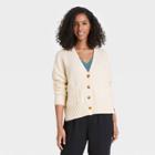 Women's Button- Front Cardigans - A New Day Cream