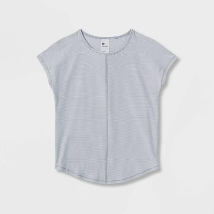 Girls' Short Sleeve Studio T-shirt - All In Motion Gray