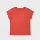 Women's Plus Size Short Sleeve T-shirt - Universal Thread Coral