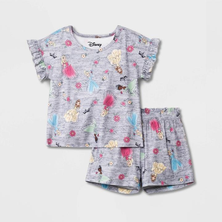 Toddler Girls' 2pc Disney Princess Top And Bottom