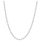 Tiara Sterling Silver 16 Twisted Box Chain Necklace, Size: