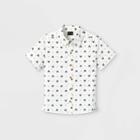 Toddler Boys' 'arrows' Button-down Shirt - Art Class White