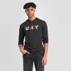 Well Worn Men's Unity Long Sleeve Hooded T-shirt - Black S, Men's,