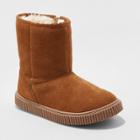 Girls' Eunice Suede Fashion Boots - Cat & Jack Chestnut (brown)