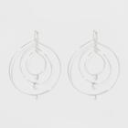 Three Circles And Coins Earrings - A New Day