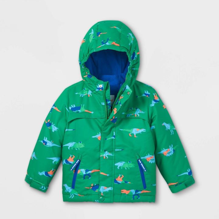 Toddler Boys' Dino 3-in-1 Jacket - Cat & Jack Green