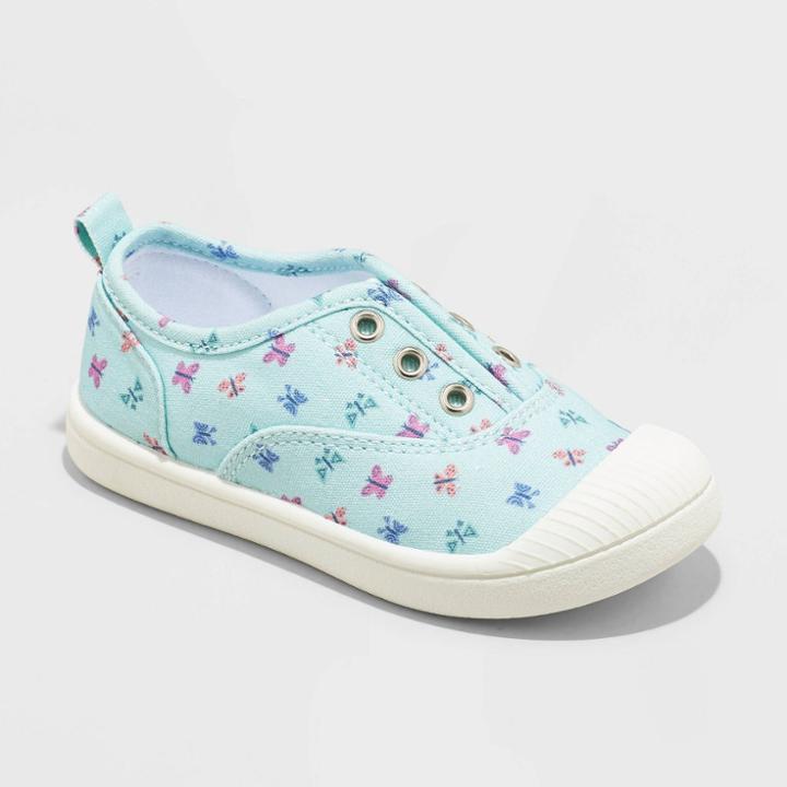 Toddler Rory Butterfly Print Slip-on Apparel Sneakers - Cat & Jack