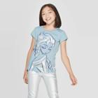 Girls' Disney Frozen 2 Pastel Group T-shirt - Light Blue S, Girl's,