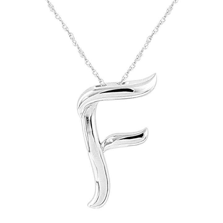 Target Women's Sterling Silver Alphabet 'f' Pendant,
