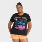 Philcos Women's Plus Size Joshua Tree Boyfriend Short Sleeve Graphic T-shirt - Black