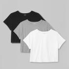 Women's Short Sleeve 3pk Bundle T-shirt - Wild Fable