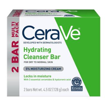 Cerave Hydrating Body And Facial Cleanser Bar Soap