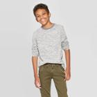 Boys' Long Sleeve Cozy Pullover - Cat & Jack Gray