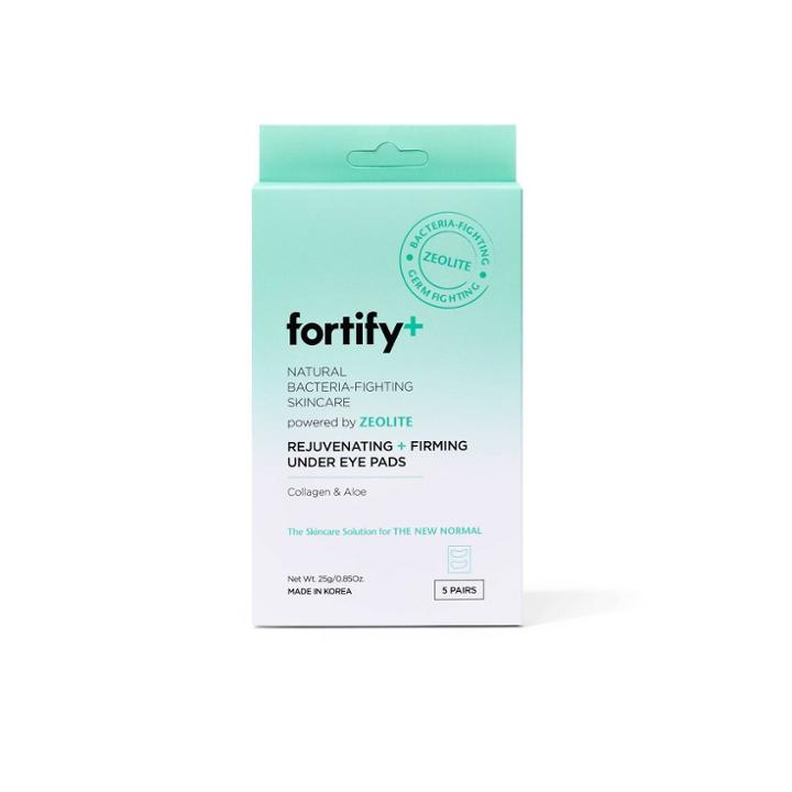 Fortify+ Natural Germ Fighting Skincare Rejuvenating And Firming Under Eye Pads