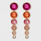 Sugarfix By Baublebar Ombre Drop Earrings - Pink, Girl's, Blush Pink