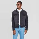 Men's Standard Fit Long Sleeve Winter Trucker Jacket - Goodfellow & Co Gray