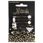La-ta-da Marble Embellished Slides - 6pc, Girl's,