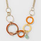 Flat Circles Short Necklace - A New Day,