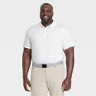 Men's Big & Tall Jersey Polo Shirt - All In Motion White